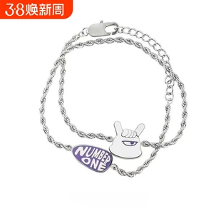 《名侦探学院6》周边南波万南波小兔手链choker两戴中性项链首饰