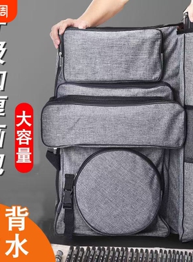 画袋画包美术生专用大容量素描写生包4k画板加厚帆布背包艺考联考多功能双肩收纳袋a2画板包图板画架画包画具