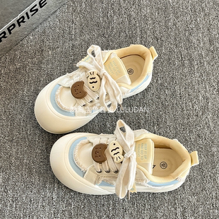 户外厚底小白鞋 鲁鲁蛋原创小众板鞋 百搭大头面包鞋 2025年新款 女款