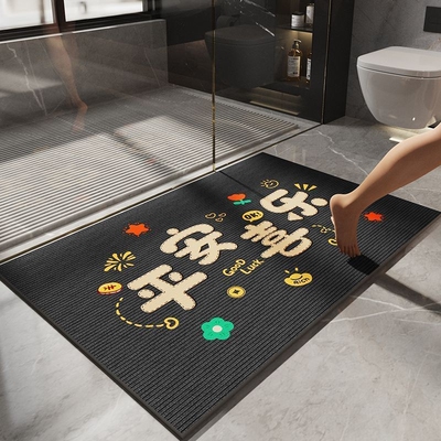 卫生间地垫硅藻泥吸水垫浴室洗手间厕所防滑垫子入户门口脚垫地毯