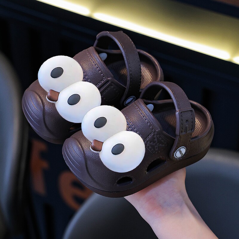 新款夏季儿童拖鞋室内家居防滑女宝宝1-2岁3凉拖男童婴幼儿洞洞鞋