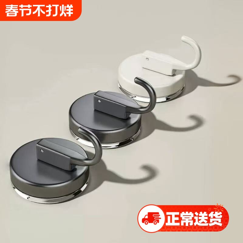 吸盘玻璃挂钩免打孔强力承重真空无痕粘钩厨房门后浴室卫生间墙壁