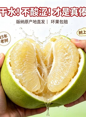 西双版纳小青柚新鲜水果清甜水润
