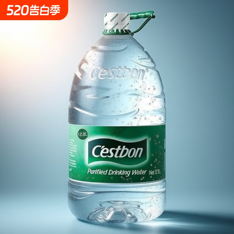 怡宝饮用纯净水12.8升桶装家庭大桶装非矿泉水饮用水用水饮料瓶装