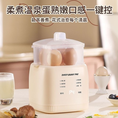 自动断电家用多功能自动小型蒸蛋宿舍早餐神器智能预约不锈钢鸡蛋