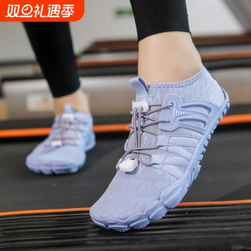 室内健身鞋男女防滑耐磨跑步机专用运动鞋减震软底瑜伽跳绳训练鞋