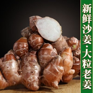 广东正宗批发沙姜特产新鲜白切山奈白切椰子老姜配料正品黄皮沙姜