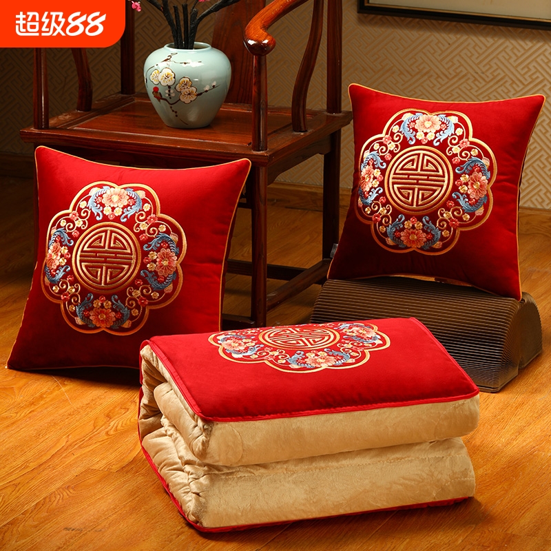 抱枕被多色可选可拆洗无异味