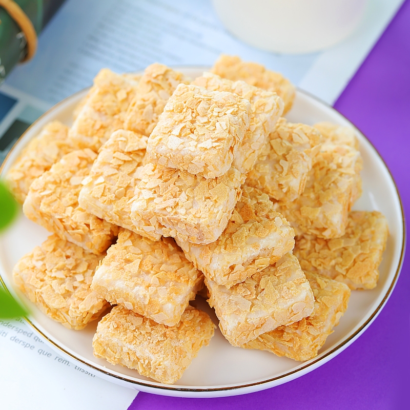 燕麦酥牛奶饼干零食小吃休闲食品营养麦片独立小包装营养片整箱