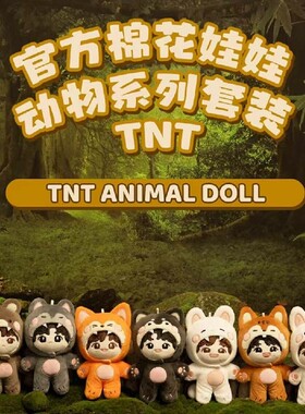 正版时代少年团TNT全套3.0属性10厘米棉花娃娃新年礼物娃衣公仔