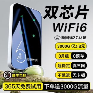 智能wifi移动无线wifl6便携式 路由器全国通用流量 免插卡2026新款