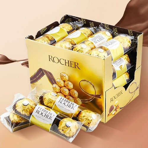 费列罗巧克力3粒装T3喜糖礼物榛果婚庆婚礼装糖果生日宴伴手礼