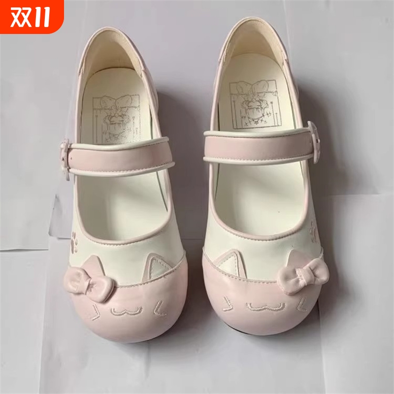 小众原创Lolita鞋女鞋可爱日系圆头平底皮鞋lo鞋jk制服单鞋