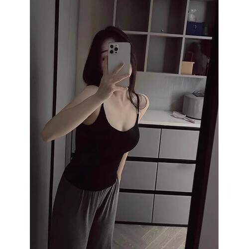 纯欲风性感小吊带美背一体文胸