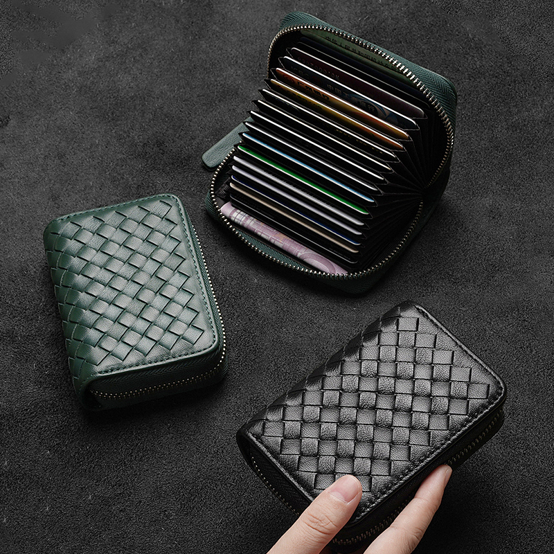 装银证件卡包真软皮2025新款男收纳包驾驶证超薄小巧零钱包二合一