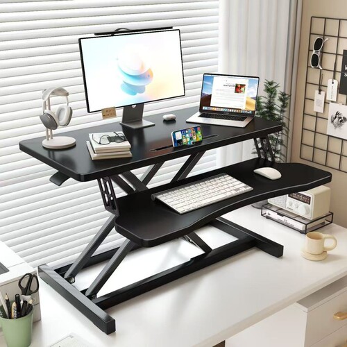 站立式电脑升降桌工作台办公桌笔记本电脑升降支架显示器增高架