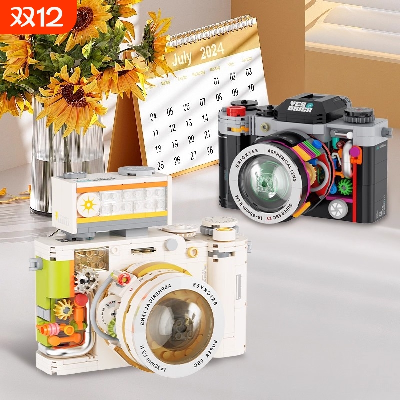 【新品】复古照相机积木