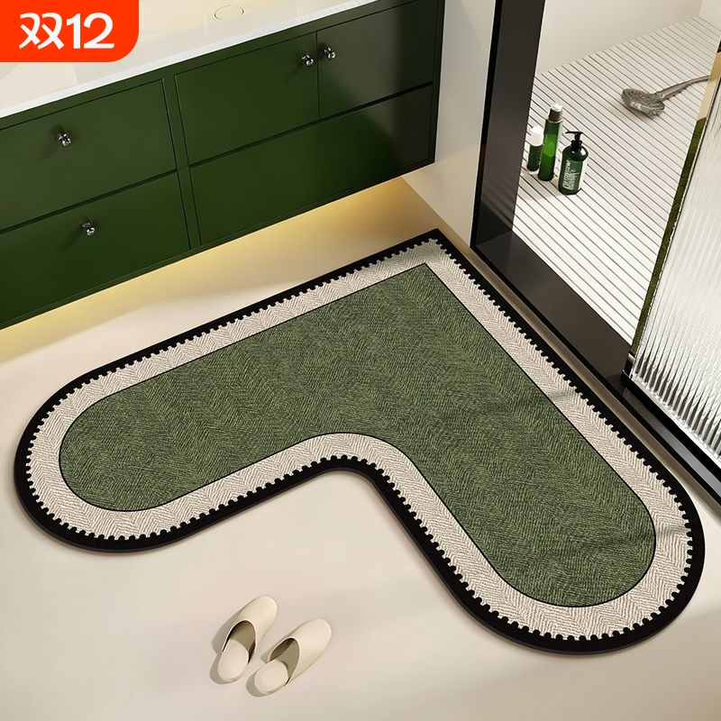浴室厨房门口专用地垫吸水防滑