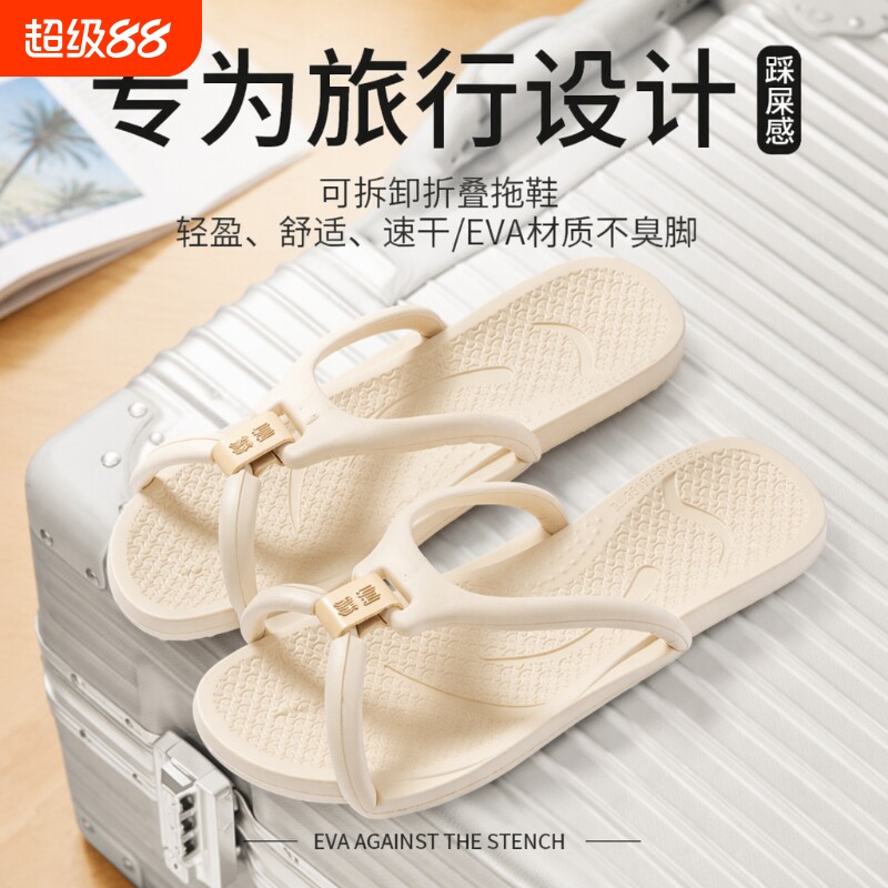 便携折叠防水拖鞋|超2.5万次加购图片