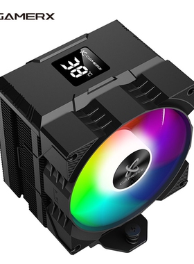 未知玩家Z1300散热器CPU风扇数显四铜管ARGB台式1700电脑塔式风冷