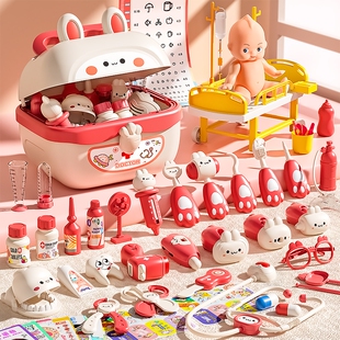 儿童过家家小医生玩具套装 女孩听诊器医疗箱护士打针宝宝娃娃三岁