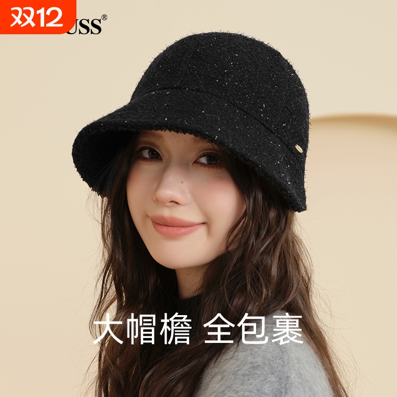 CACUSS渔夫帽逛街优雅女秋冬