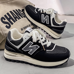 BOLUNE 情侣潮流百搭阿甘鞋 新百伦男女鞋 厚底休闲运动鞋 秋季 NEW