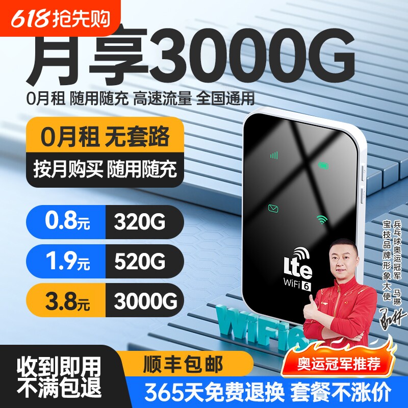 智能wifi移动无线wifl6便携式免插卡2026新款路由器全国