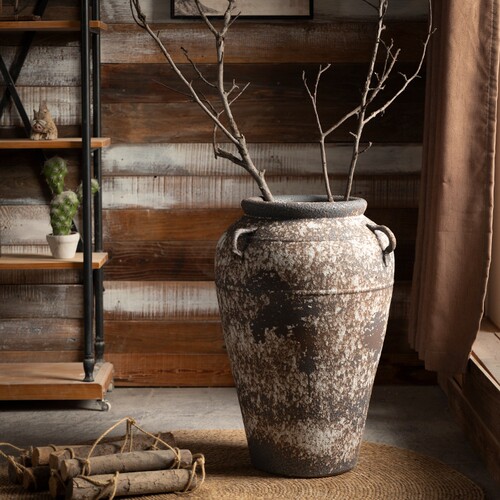 景德镇侘寂风落地花瓶