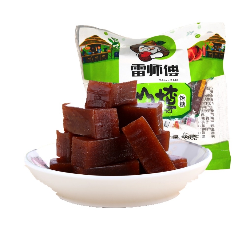 雷师傅山楂饴糖蜜饯儿童开袋即食软糯酸甜独立小袋装休闲零食品