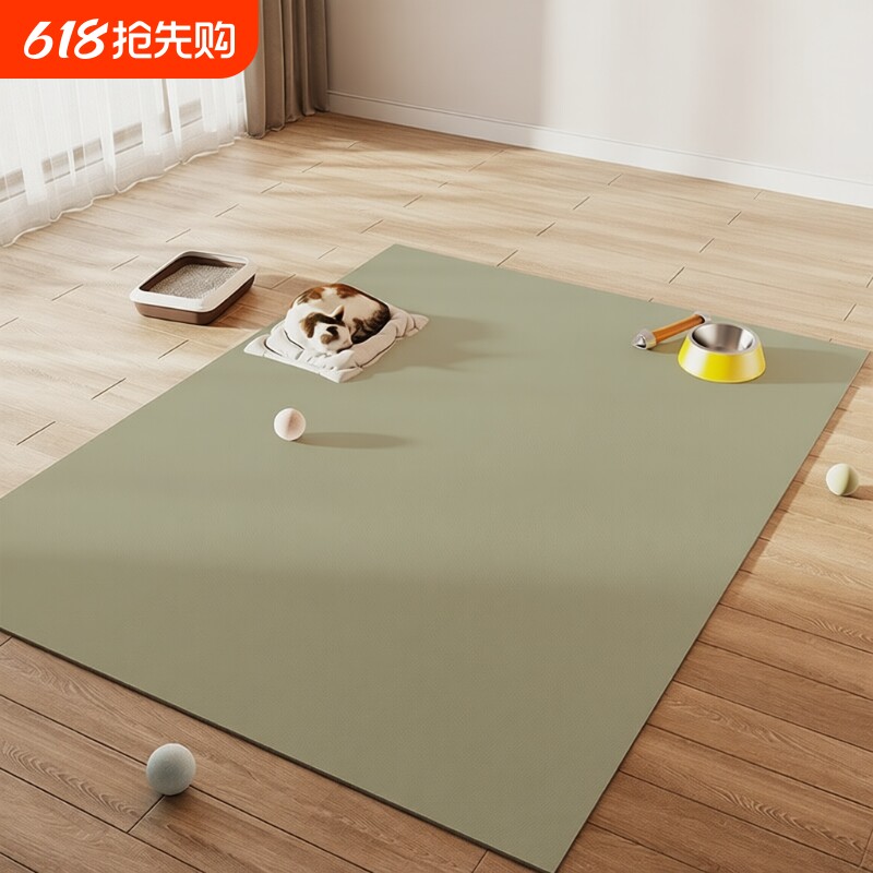 宠物专用地垫防滑垫子pvc防水防尿围栏狗笼睡垫防撕咬猫咪窝餐垫