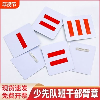 织唛臂章刺绣全国通一少先队队干