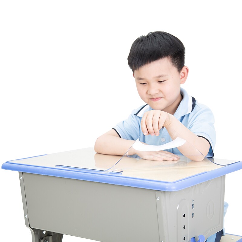 小学生写字台透明水晶板书桌垫图片