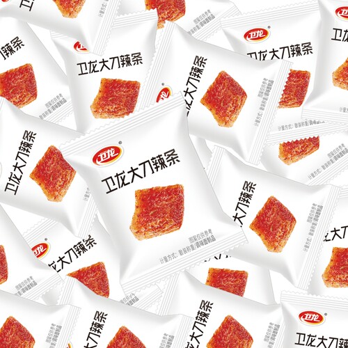 卫龙辣条大刀亲嘴烧小包装独立包装小零食60包100包小袋正宗零食