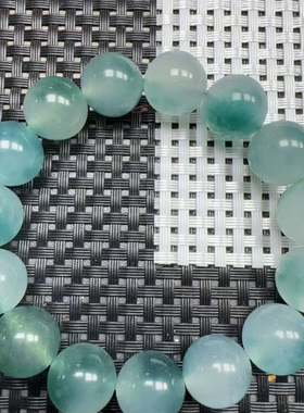 缅甸仿真翡翠冰种高冰白冰种圆珠子玉石手串手链珠串飘花佛珠