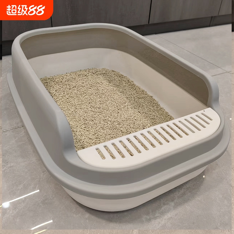 猫砂盆超大号半封闭防
