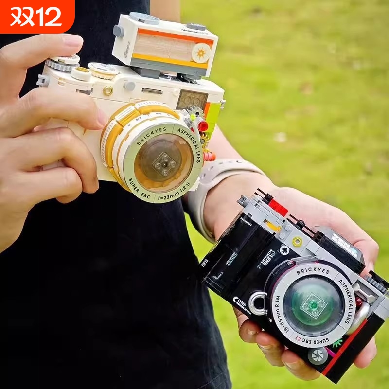 【厂家直销】复古单反相机积木