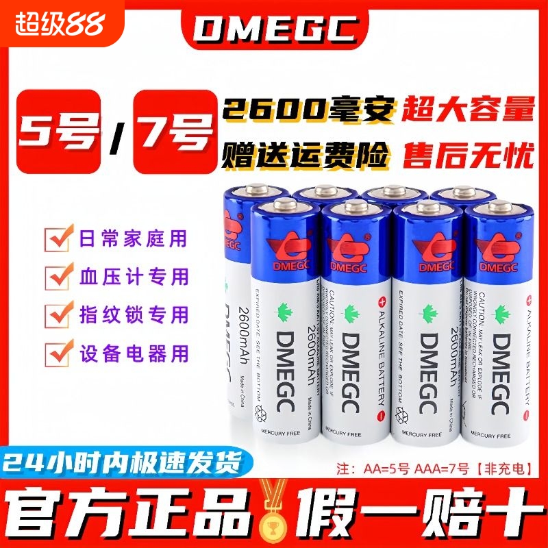DMEGC原装5号电池2600毫安