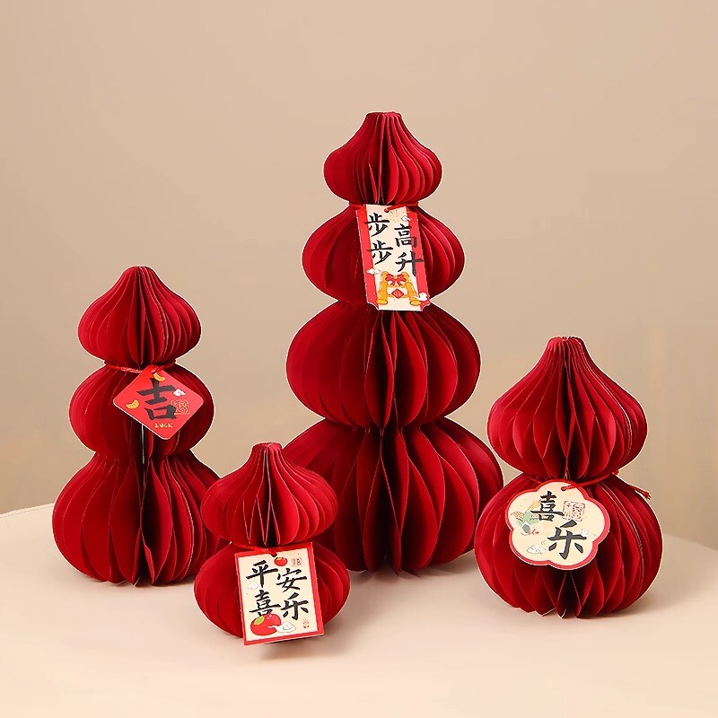 仪式葫芦摆件新家的100个快递乔迁之喜玄关客厅装饰品布置红色