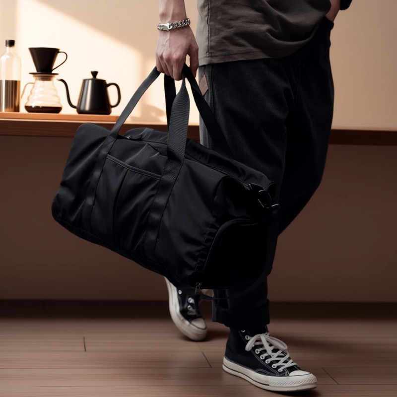 大容量短途旅行包男款出行休闲手提袋行李包运动健身包斜挎包男包