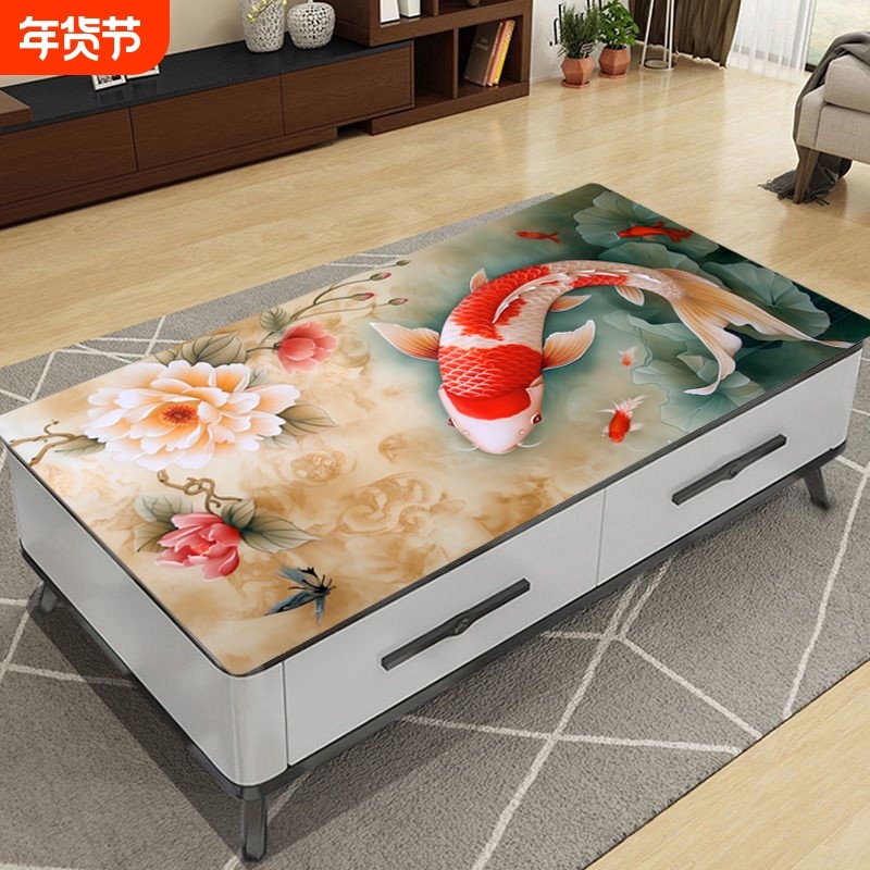 茶几桌布ins防水防油防烫PVC桌垫软玻璃长方形餐桌电视柜免洗隔热,居家布艺,桌布,淘宝优惠券,粉丝福利购,淘宝优惠卷