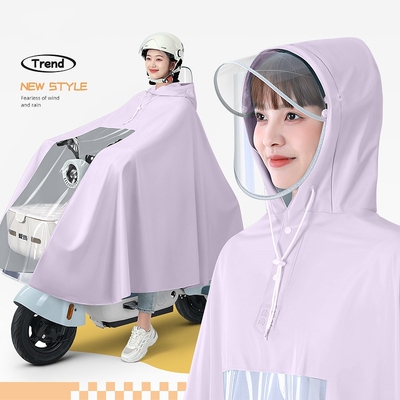 雨衣电动电瓶车女双人加大长款全身防暴雨成人外穿自行车专用雨披