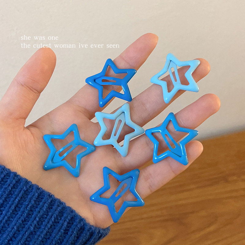 蓝色星星发夹应援|超1.1万次加购