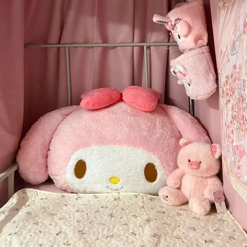 美乐兔宿舍床头靠垫软抱枕单人床腰部支撑大靠背飘窗坐垫2025年新