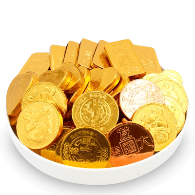 徐福记500g牛奶散装金币巧克力