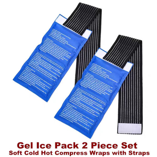 Gel Ice  Soft Cold Hot Compress Wraps Pain Relief  Muscle