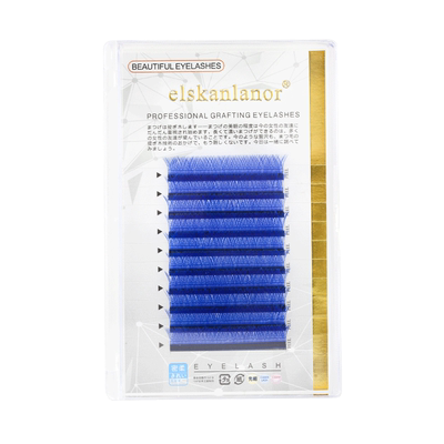 0.07炫彩蓝色yy睫毛混合装