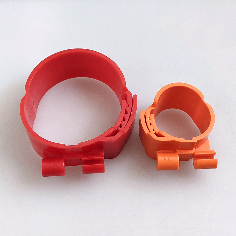 水管空调铜管e卡快接扣卡40 50 63 75 90 110 2寸3寸丝杆保温棉卡