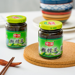 阿一波橄榄菜185g/瓶开味菜酱菜下饭菜拌饭拌面酱佐餐配菜开胃菜