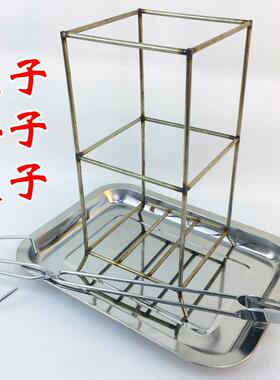 特卖道士用品道家表筒架子盘子夹子疏文表筒架不锈钢架子托盘铁盘